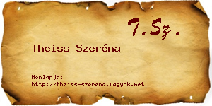 Theiss Szeréna névjegykártya